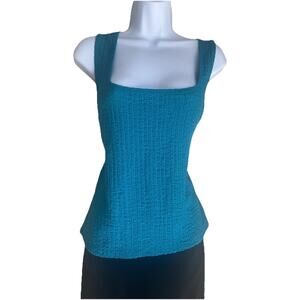 Old Navy Women's Plus Size 2X Aqua Green Stretchy Spring Sleeveless Blouse Top